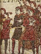 detalj av bayeux-tapeten unknow artist